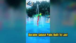 Attraente Splash Pad Esterno Anelli Circolari Alta Durabilità