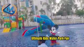 Funny  Water Park Water House Playground Equipment for Kids Amusement Pool