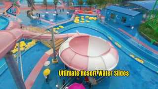Aqua Park Adult  Pool with Water Bowl Slides for Amusement Park,Restort Place
